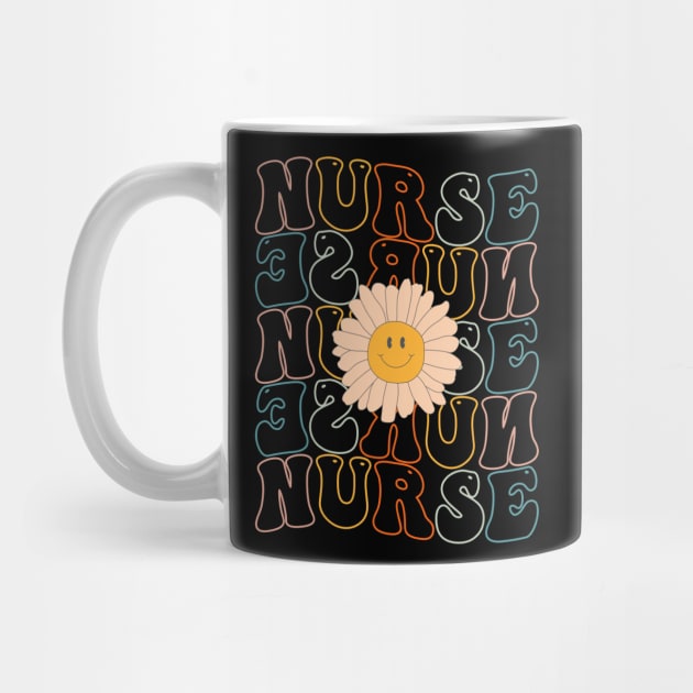 Retro Groovy Nurse Life For Women Nursing For Nurses Week by drag is art